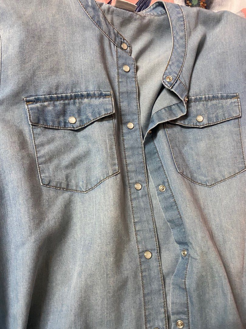 Jacqueline de yong denim dress sale