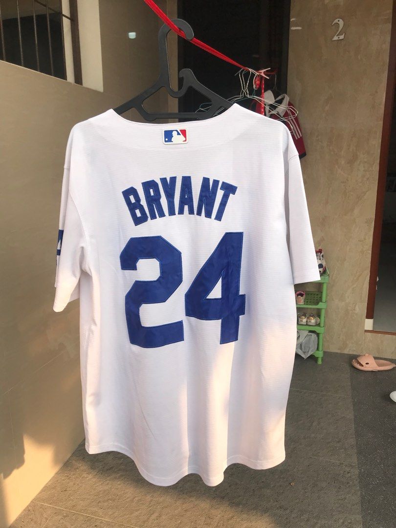 Jersey Baseball MLB LA Dodgers Majestic KW super nameset Kemp, Fesyen Pria,  Pakaian , Atasan di Carousell