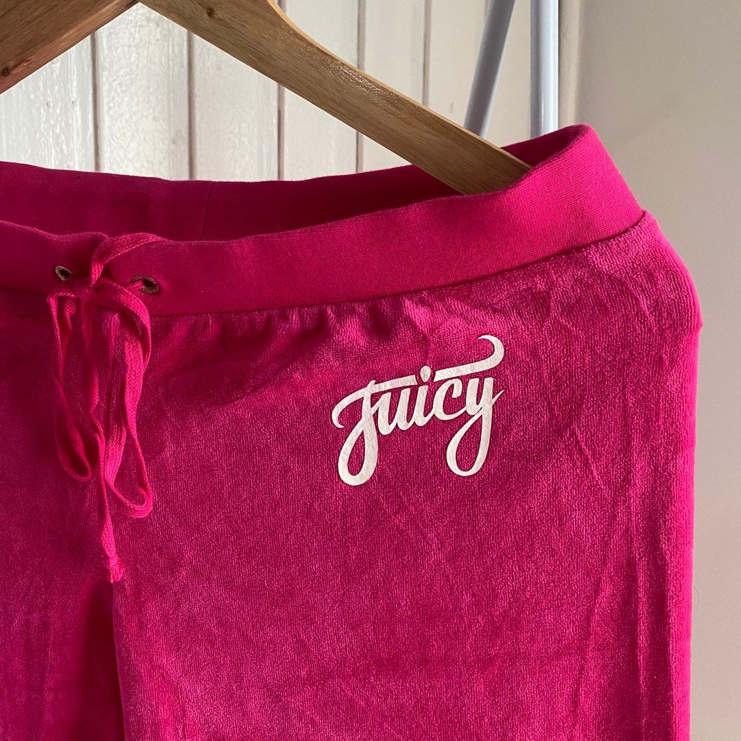 Hot Pink Juicy Couture Velvet Velour Pants Y2K, Women's Fashion, Bottoms,  Other Bottoms on Carousell