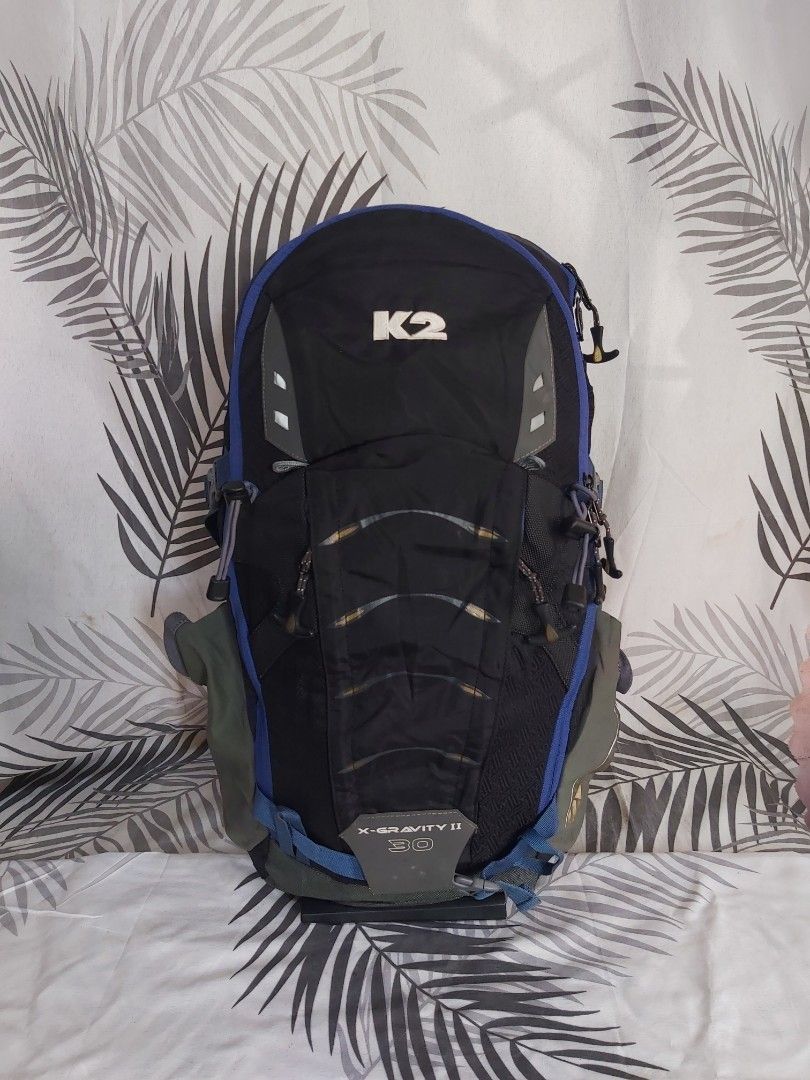K2 Gravity 30L (Category: Backpacks) located in Davao. Submitted by bae214214 (Listing ID 1251952359, Image 1). Description: k2 X-gravity II 30liters P1,350 with replace raincover Excellent color and condition no issue, very malinis, at napakaganda ng design nito..