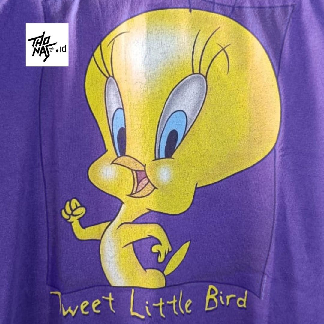 90s Tweety Bird Long Sleeve Tee - XS to Small – Flying Apple Vintage