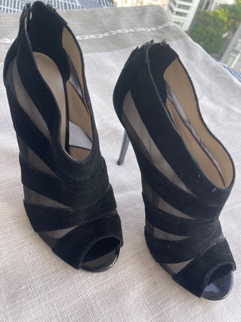 Karen millen suede platform pumps store