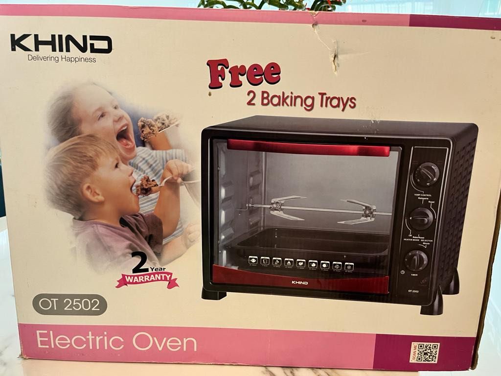 Khind Electric Oven OT2502 25L, TV & Home Appliances, Kitchen