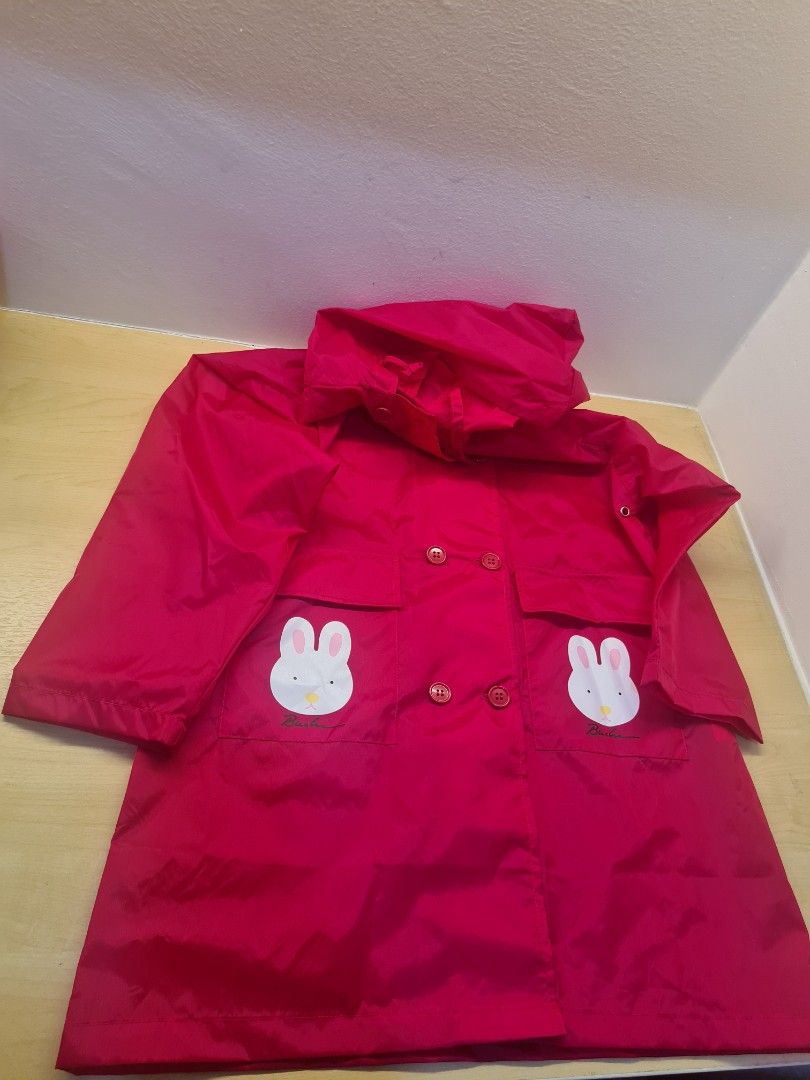 Kid Girl Rain coat 110cm With Bag, Babies & Kids, Babies & Kids Fashion