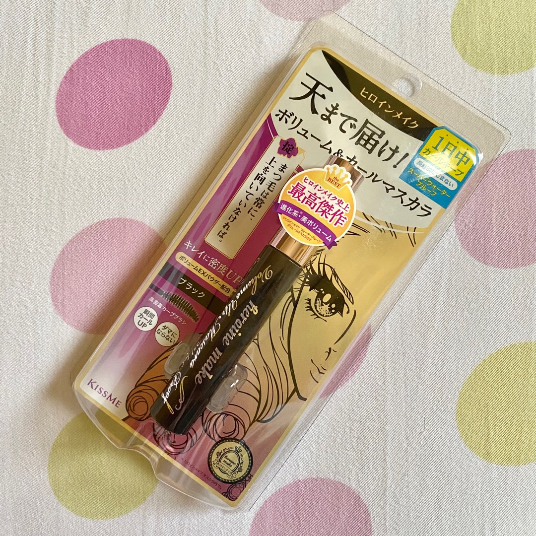 Kiss Me Heroine Make Long Up Mascara Super Waterproof New Volume & Curl Black / Original Hand