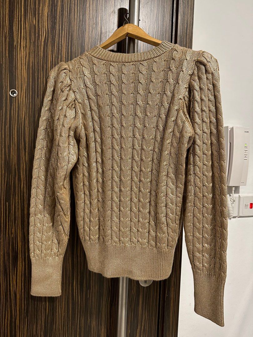 Knitted Gold Sweater