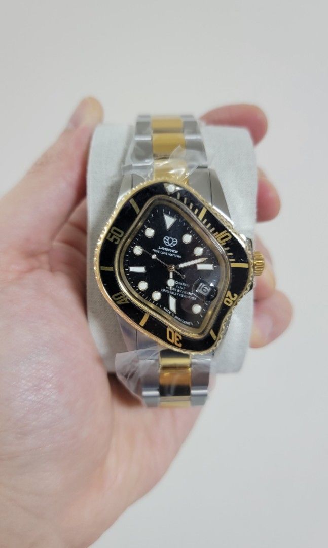 LAARVEE PEA001 SILVER GOLD BLACK BLACK, 名牌, 手錶- Carousell