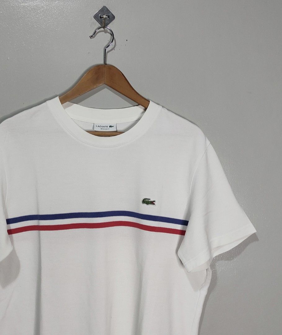 Lacoste Men's Slim Fit Organic Cotton Piqué T-shirt Corrida