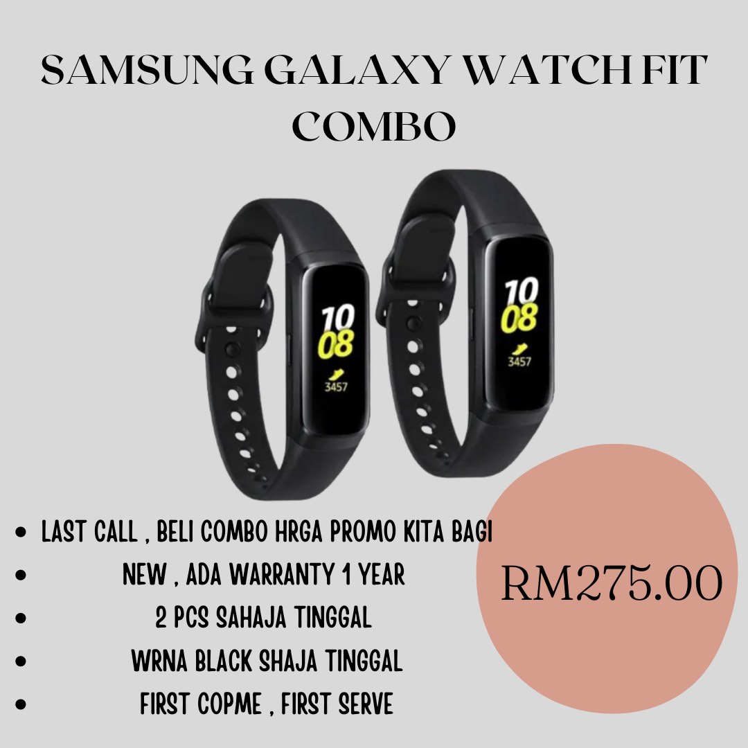 LAST PROMO FOR SAMSUNG WATCH FIT COMBO 2in1 Mobile Phones