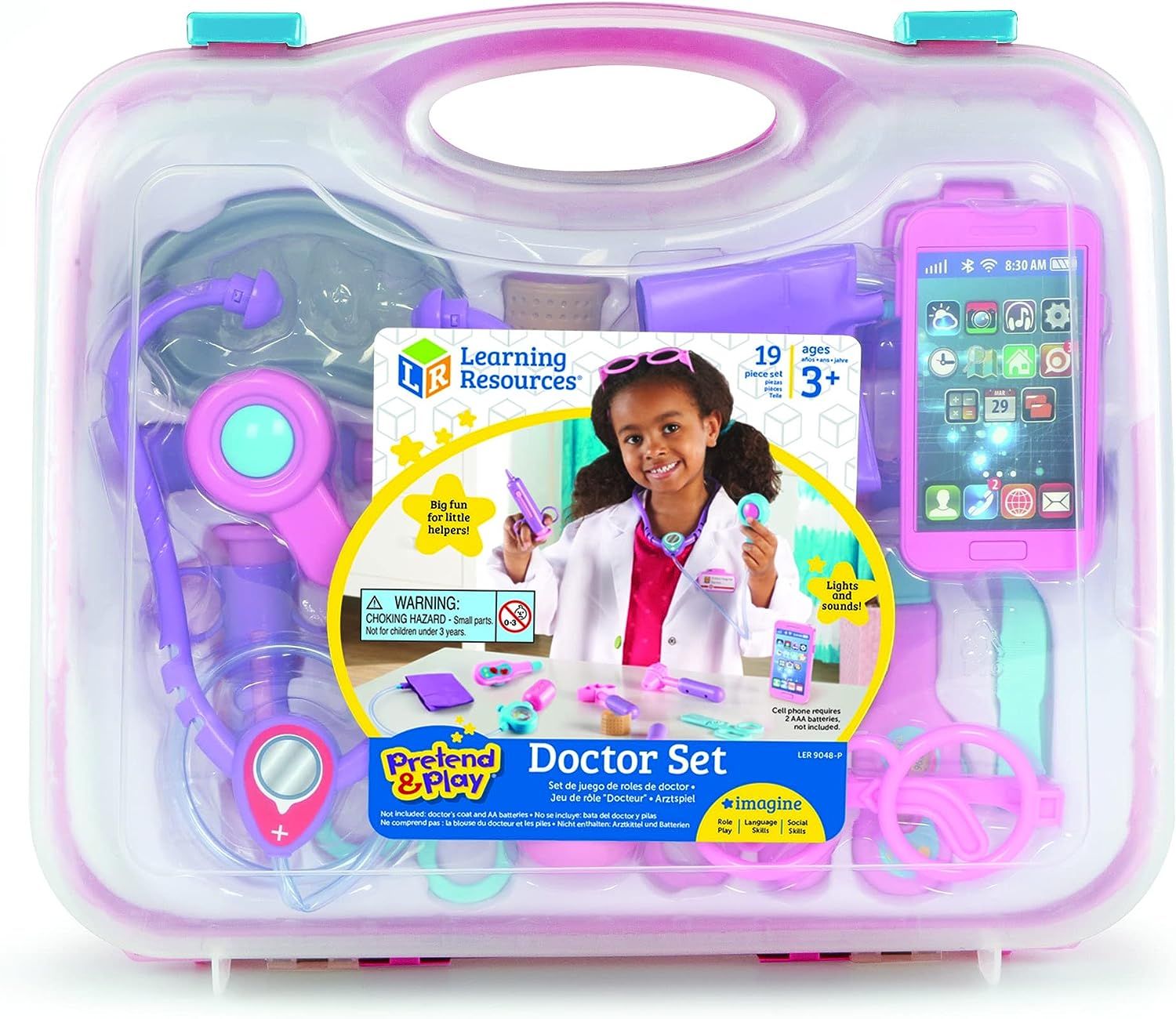 Learning resources pretend and online play doctor set