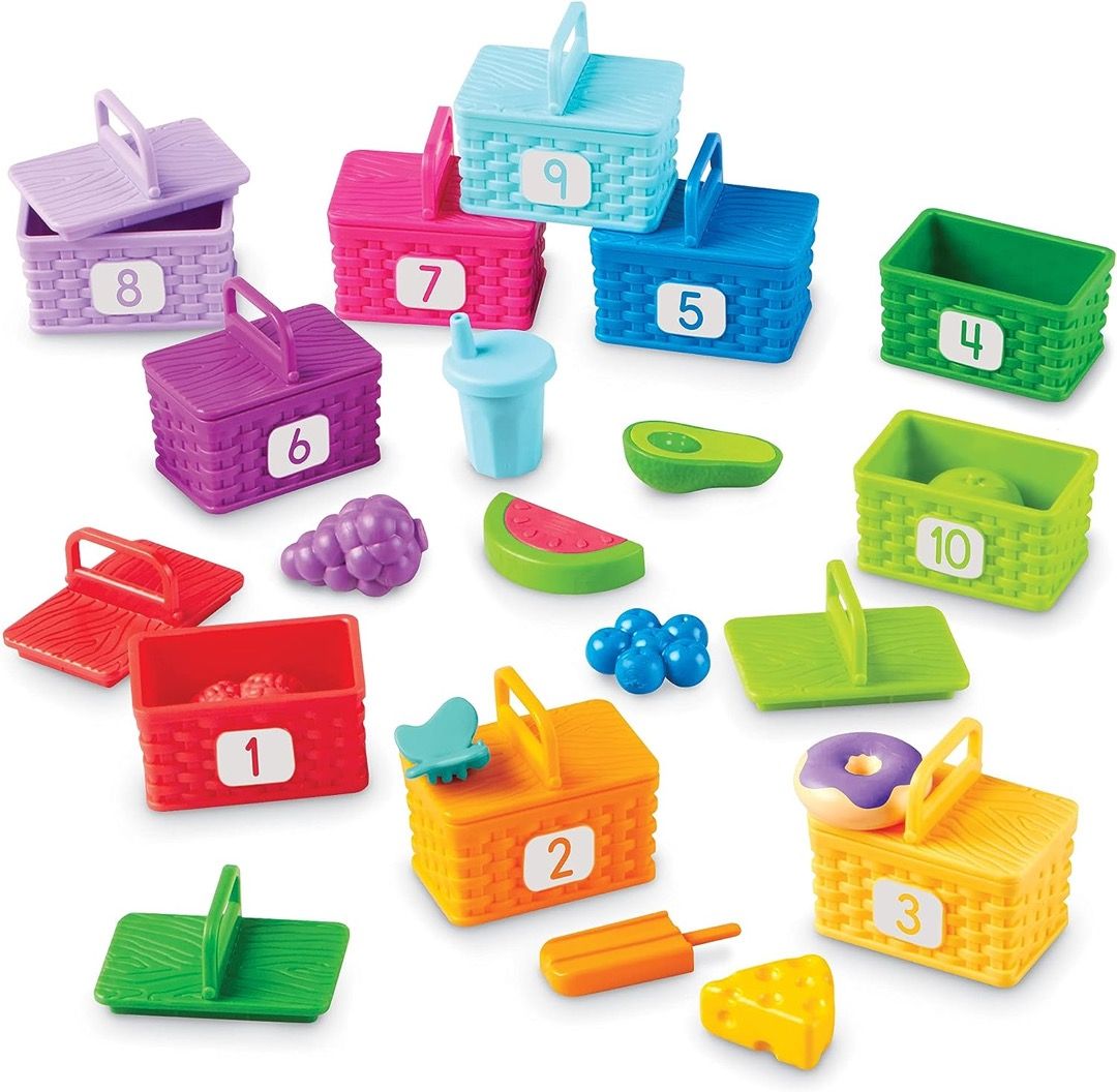 [預訂] Learning Resources Sorting Surprise Picnic Baskets 野餐驚喜, 興趣及遊戲, 玩具 ...