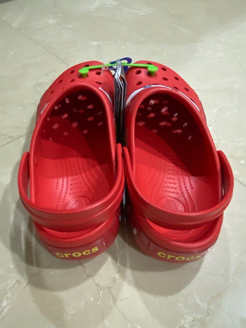 Lightning Mcqueen Crocs, Men's Fashion, Footwear, Flipflops and Slides