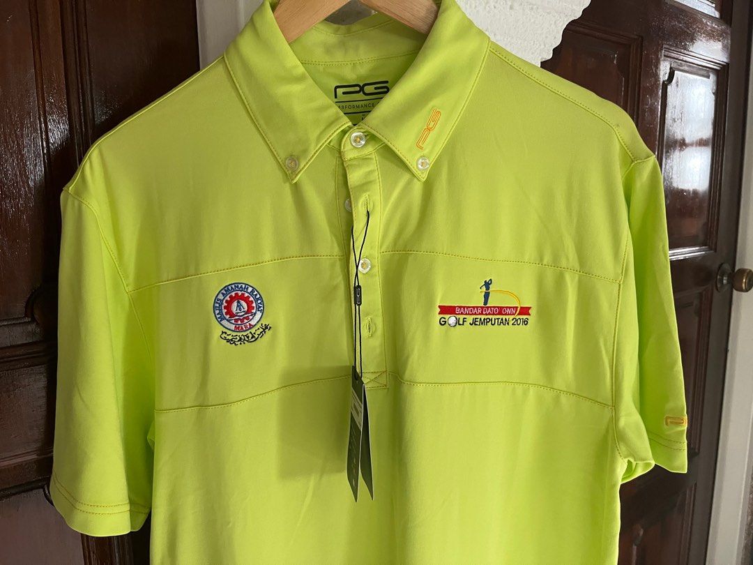 Lime green cheap golf polo