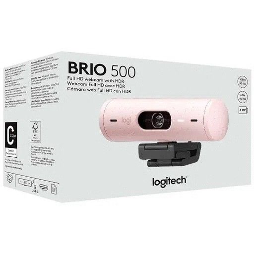 Logitech Brio 500 - Rose (Category: Webcams) located in Makati City. Submitted by techubstoreandaccessories (Listing ID 1251959277, Image 1). Description: Logitech Brio 500 - Rose SAME DAY DELIVERY ‼️ DETAILS: ✅BRAND NEW & ORIGINAL. ✅7 Days Replacement for Factory Defects and 1year Limited Warranty. (Terms and conditions apply). ✅With Sales Invoice (BIR REGISTERED) and Warranty Receipt. ✅WE ACCEPT BULK ORDERS! ✅Direct Supplier/Authorized Dealer. 