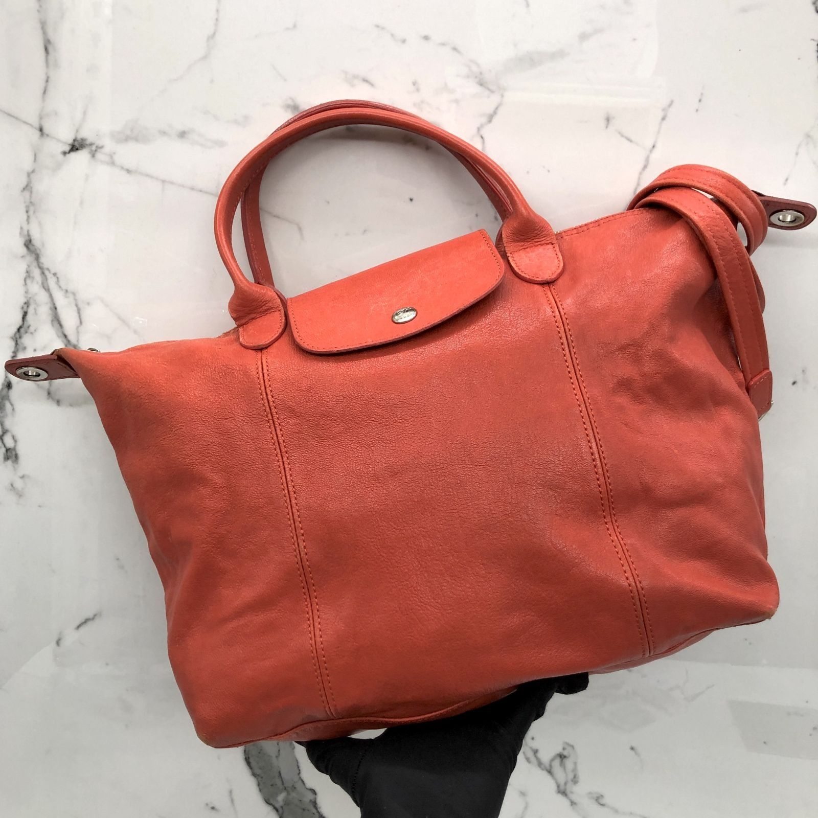 Longchamp 2 way bag top