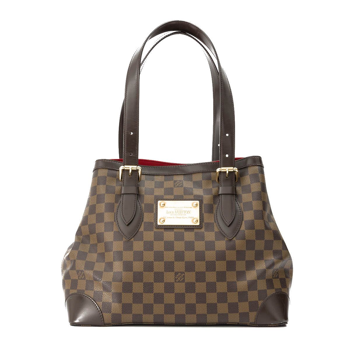 LOUIS VUITTON Damier Canvas Hampstead GM Bag, Luxury, Bags & Wallets on  Carousell