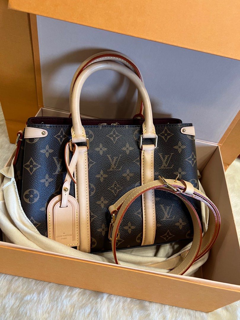 Louis Vuitton Soufflot BB Monogram Canvas/ Natural Leather, Luxury, Bags &  Wallets on Carousell