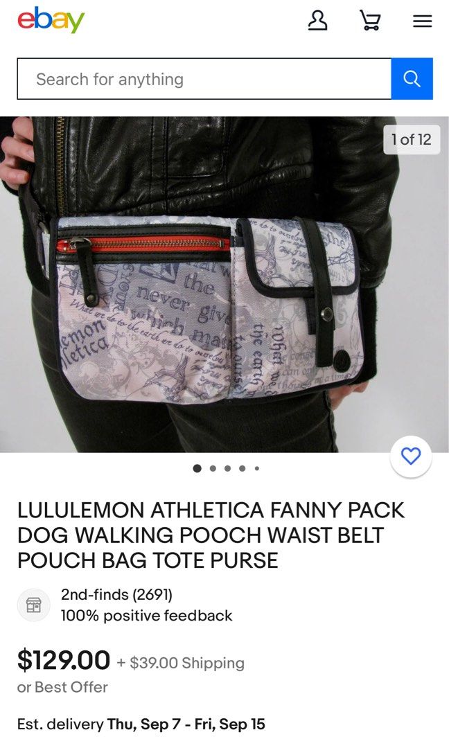 Lululemon dog sales walking fanny pack