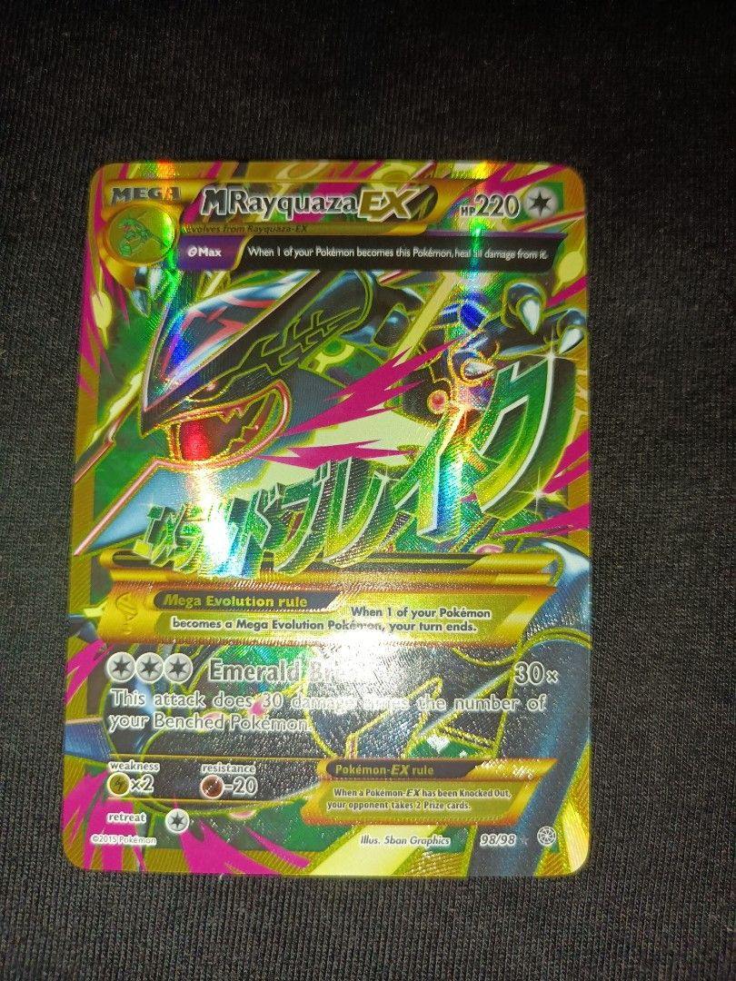 M Rayquaza ex shiny full art on Carousell