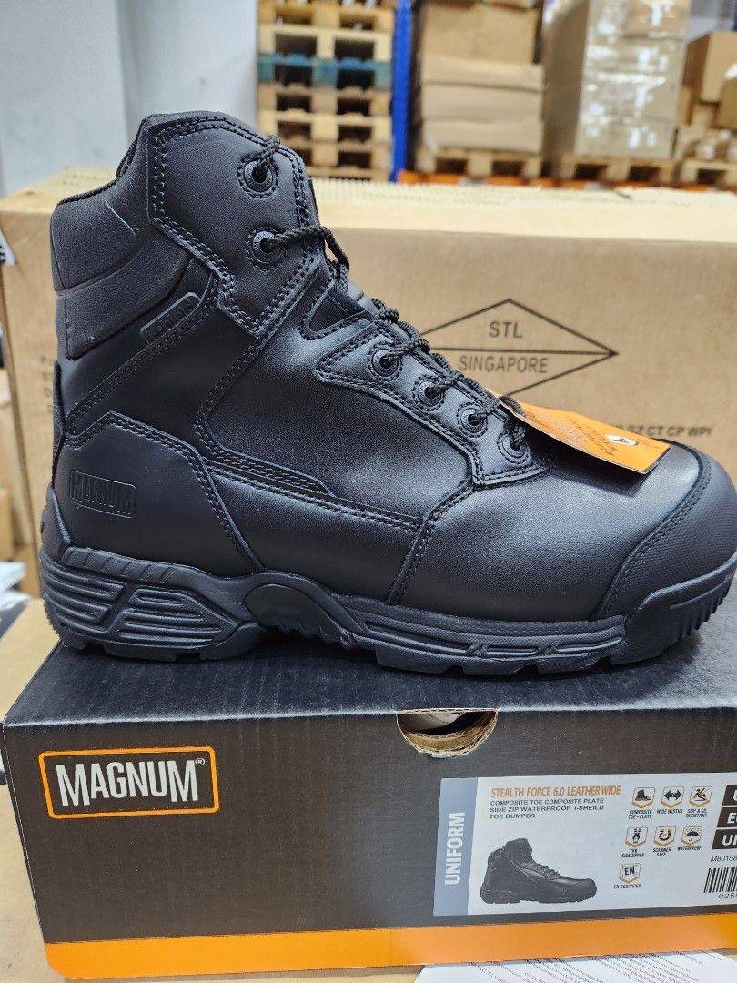 Magnum Stealth Force 6.0 safety shoe with toe bumper Luxury Sneakers Footwear on Carousell
