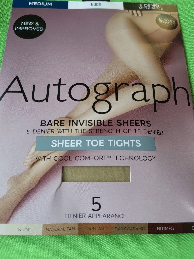 Buy MARKS & SPENCER 5 Denier Bare Invisible Open Toe Sheer Tights