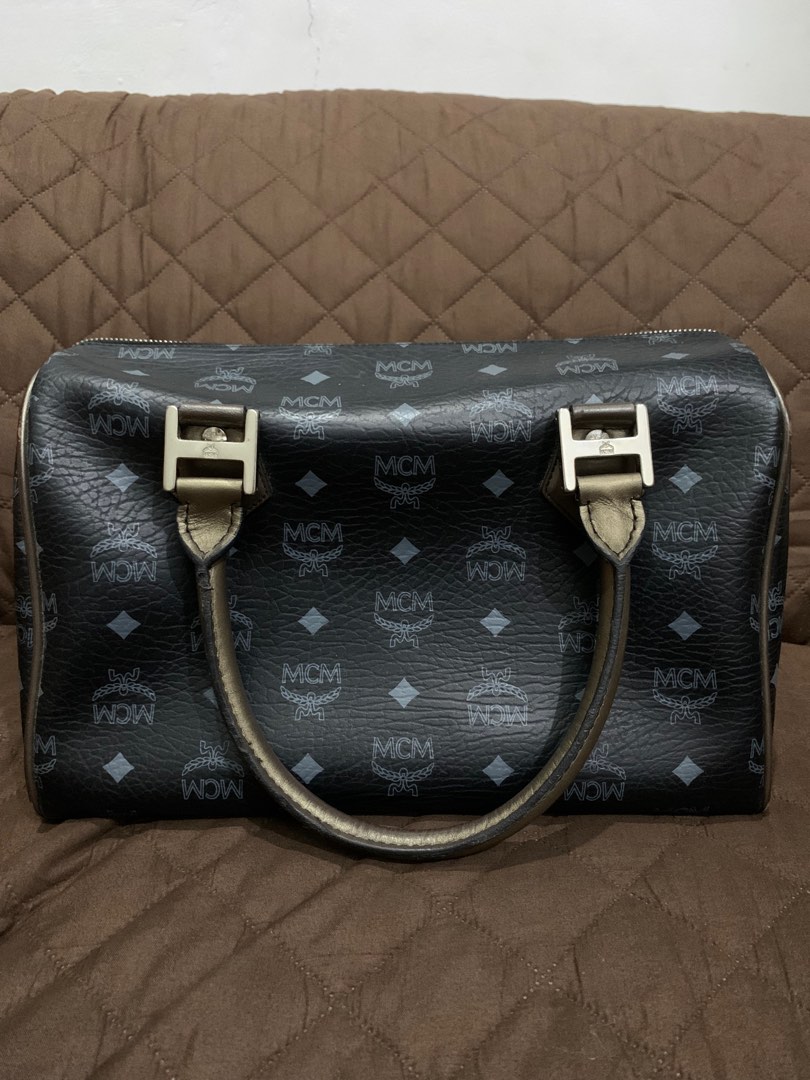 Mcm doctors bag black hot sale