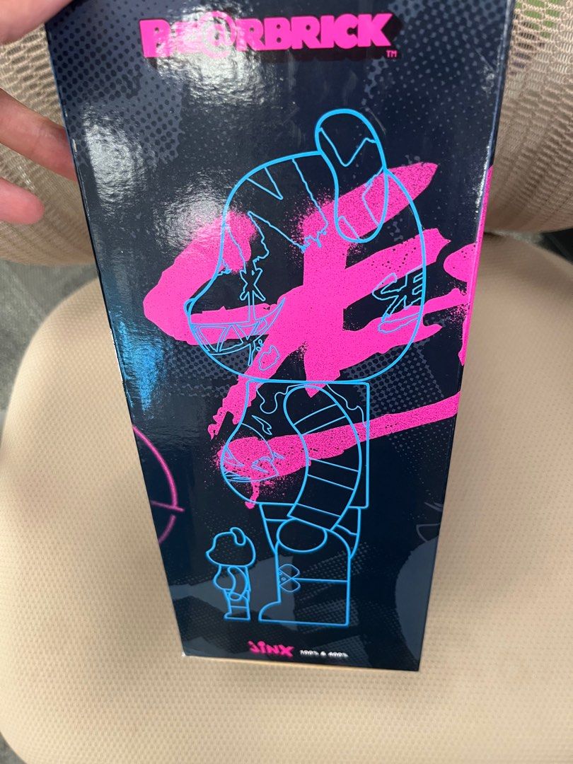 MEDICOM X League of Legends 100% + 400% Bearbrick Set Jinx