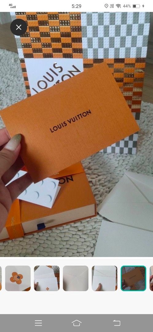 Louis Vuitton Gift Message Card 