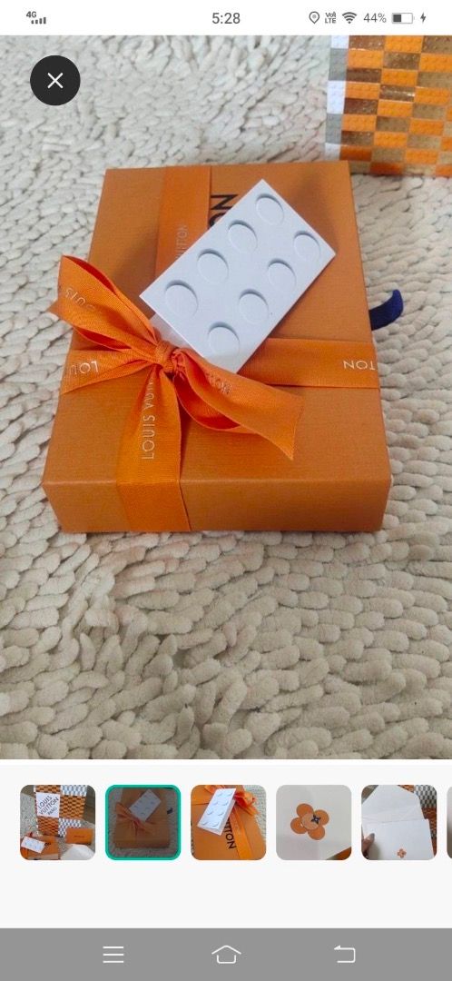 14” x 10” Louis Vuitton Holiday Christmas 2022 Checkered Paper Shopping Bag  Lego