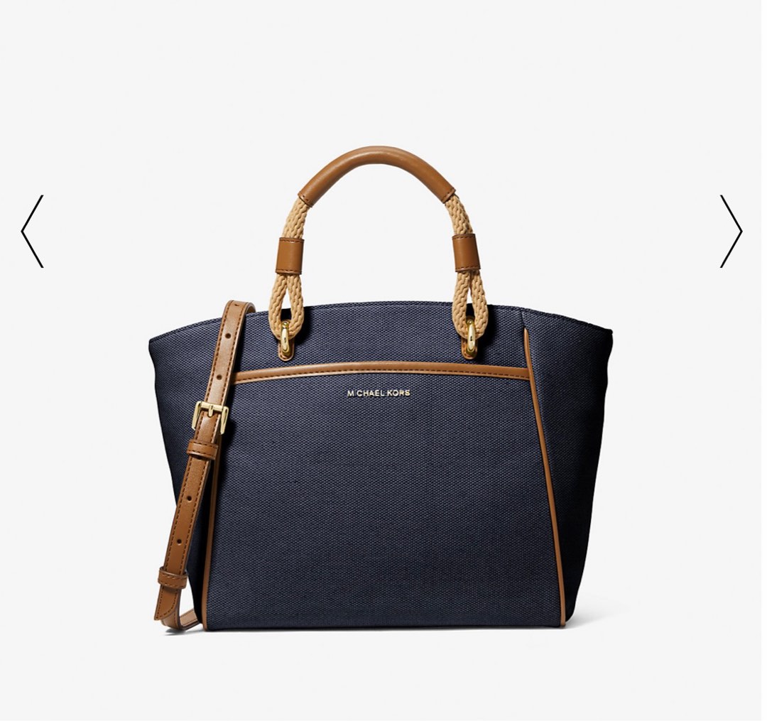 Michael kors canvas tote bag best sale