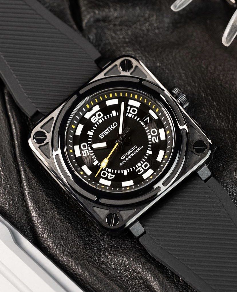 Square aviator watch top