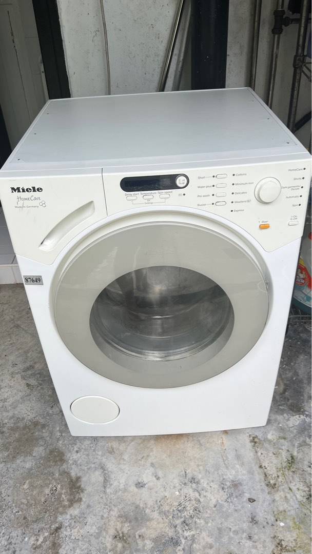 Miele front loading washing machine, TV & Home Appliances, Washing