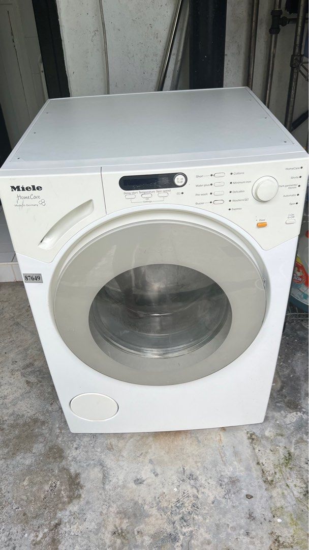 Miele front loading washing machine, TV & Home Appliances, Washing