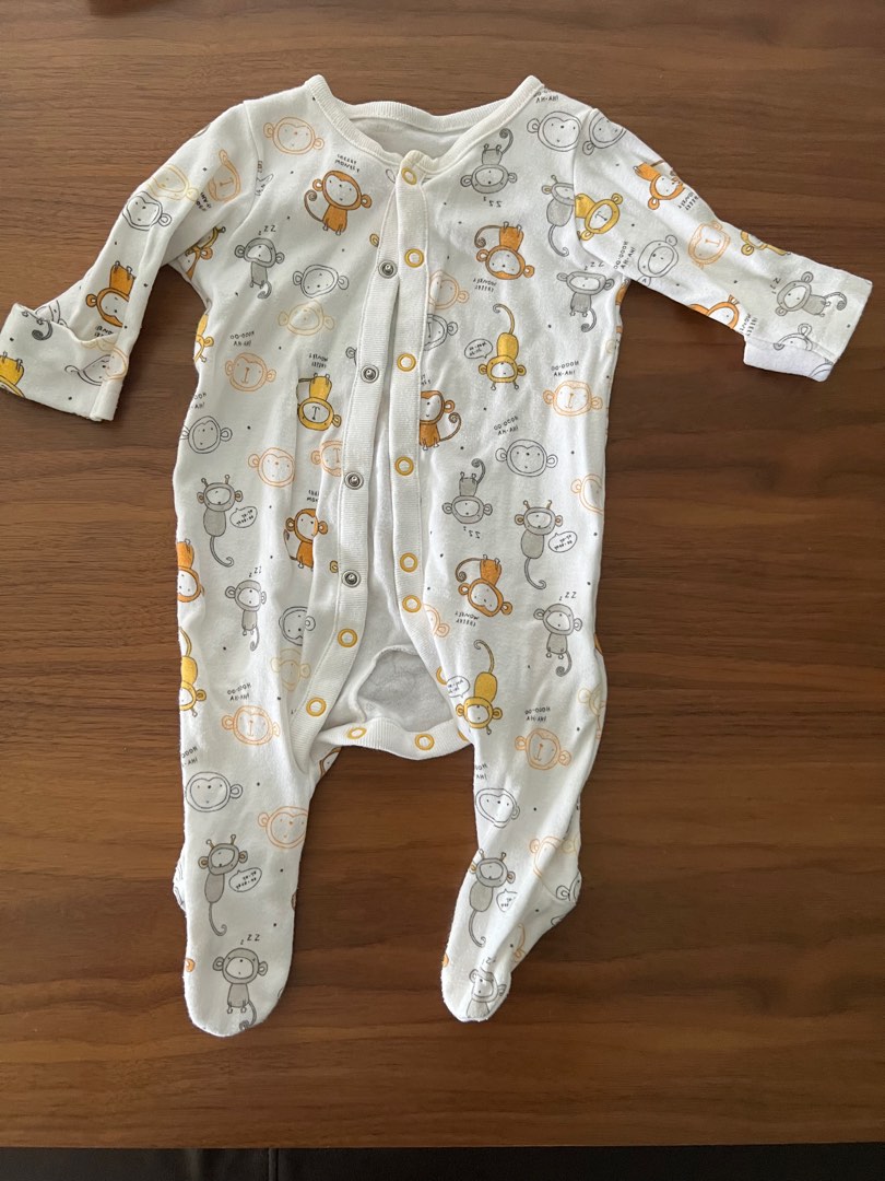 Monkey sleepsuit top
