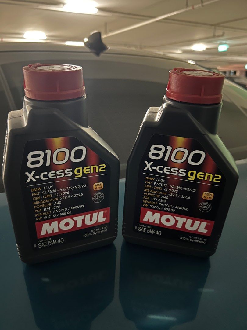 MOTUL 8100 5W40 X-CESS Gen2 100% Synthetic Motor Oil 1L