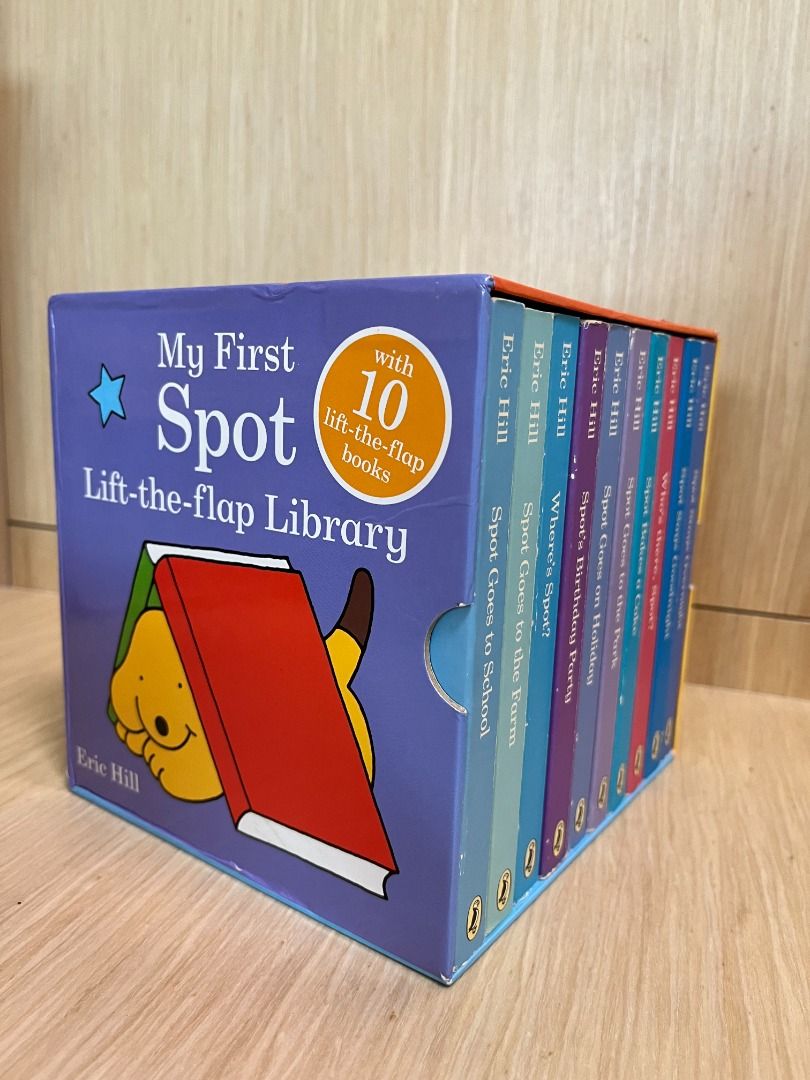 （新品）My First Spot Lift-the-flap Library New My First Spot Lift-the-Flap Library 10 Board Books Set