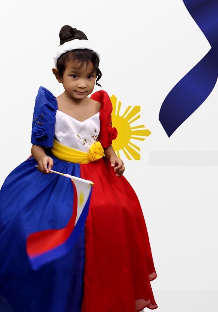 Filipiniana flag dress new arrivals