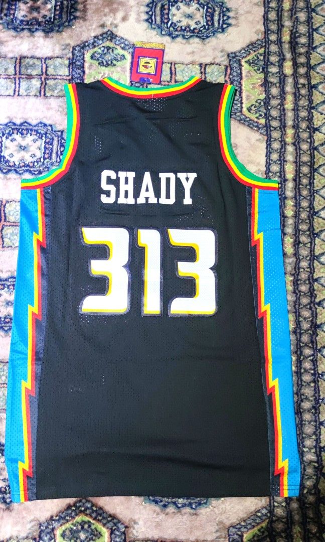 Source Slim Shady 313 Black Throwback Best Quality Embroidered Basketball  Jersey on m.