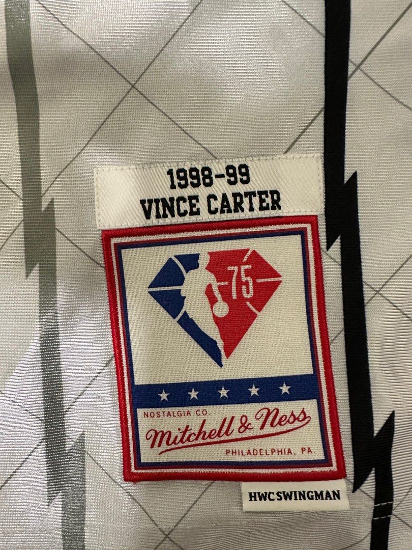 Mitchell & Ness 75th Platinum Swingman Vince Carter Toronto Raptors 1998-99 Jersey