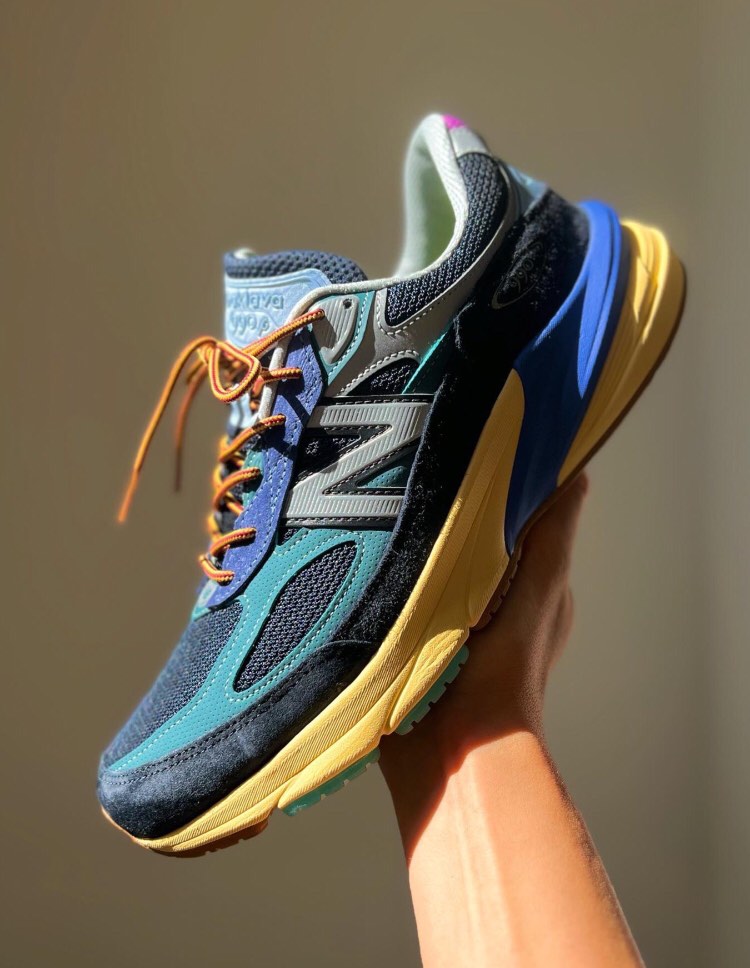 New Balance NB990V6聯名藍色跑鞋, 男裝, 鞋, 波鞋- Carousell