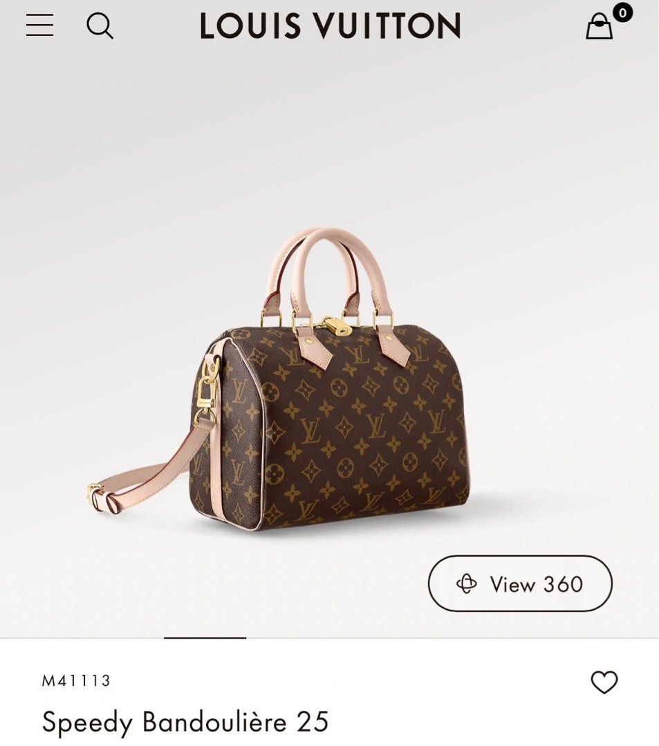 Lv Speedy 25 Strap - Best Price in Singapore - Oct 2023