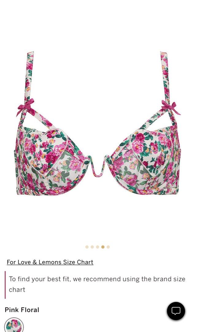 NEW!)💯Authentic For Love & Lemons by Victoria's Secret Underwire Bra -  Undergarments, Women's Fashion, New Undergarments & Loungewear on Carousell