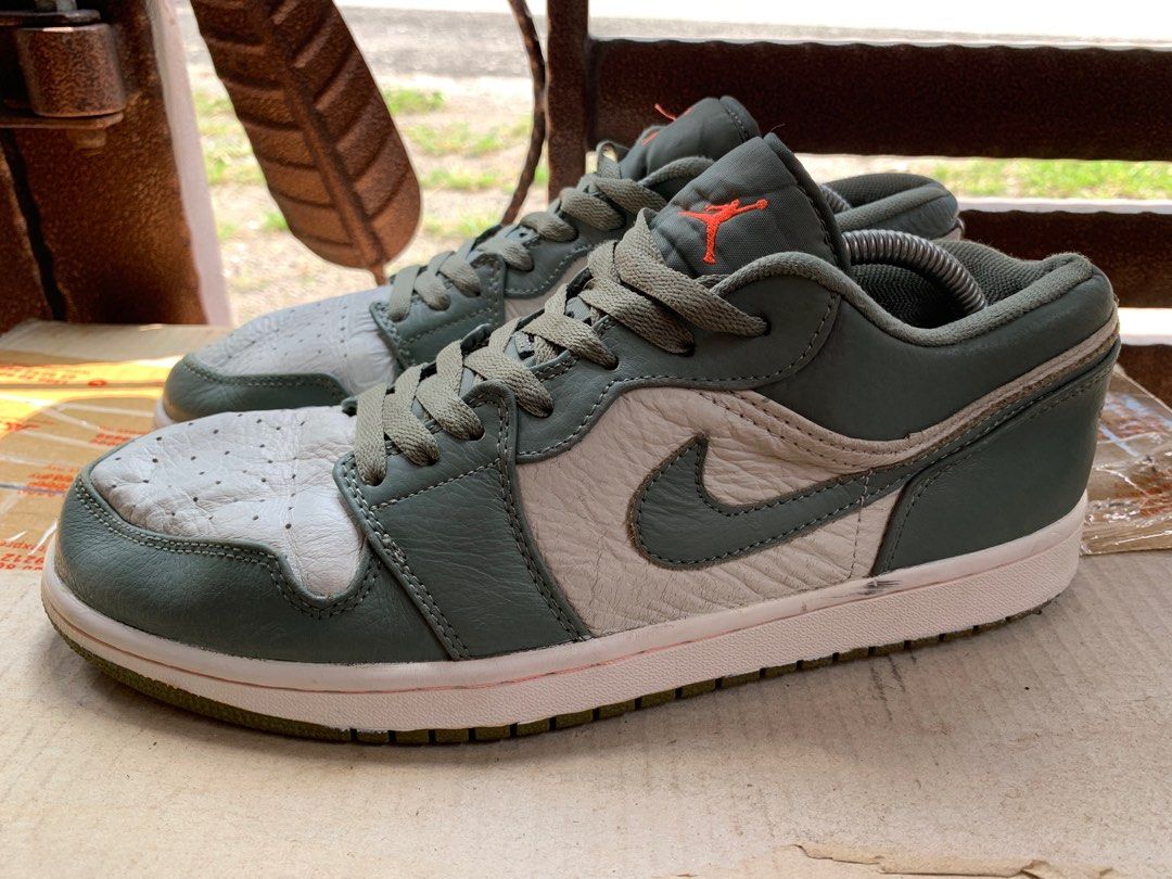 Nike Air Jordan 1 AJ1 Low Military Green Men s Fashion Footwear
