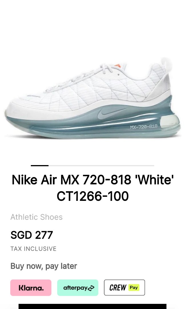 Nike Air MX 720-818 'White' - CT1266-100