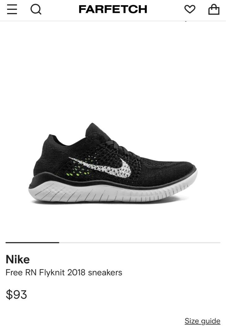 Nike Freerun Flyknit Black Women s Fashion Footwear Sneakers on