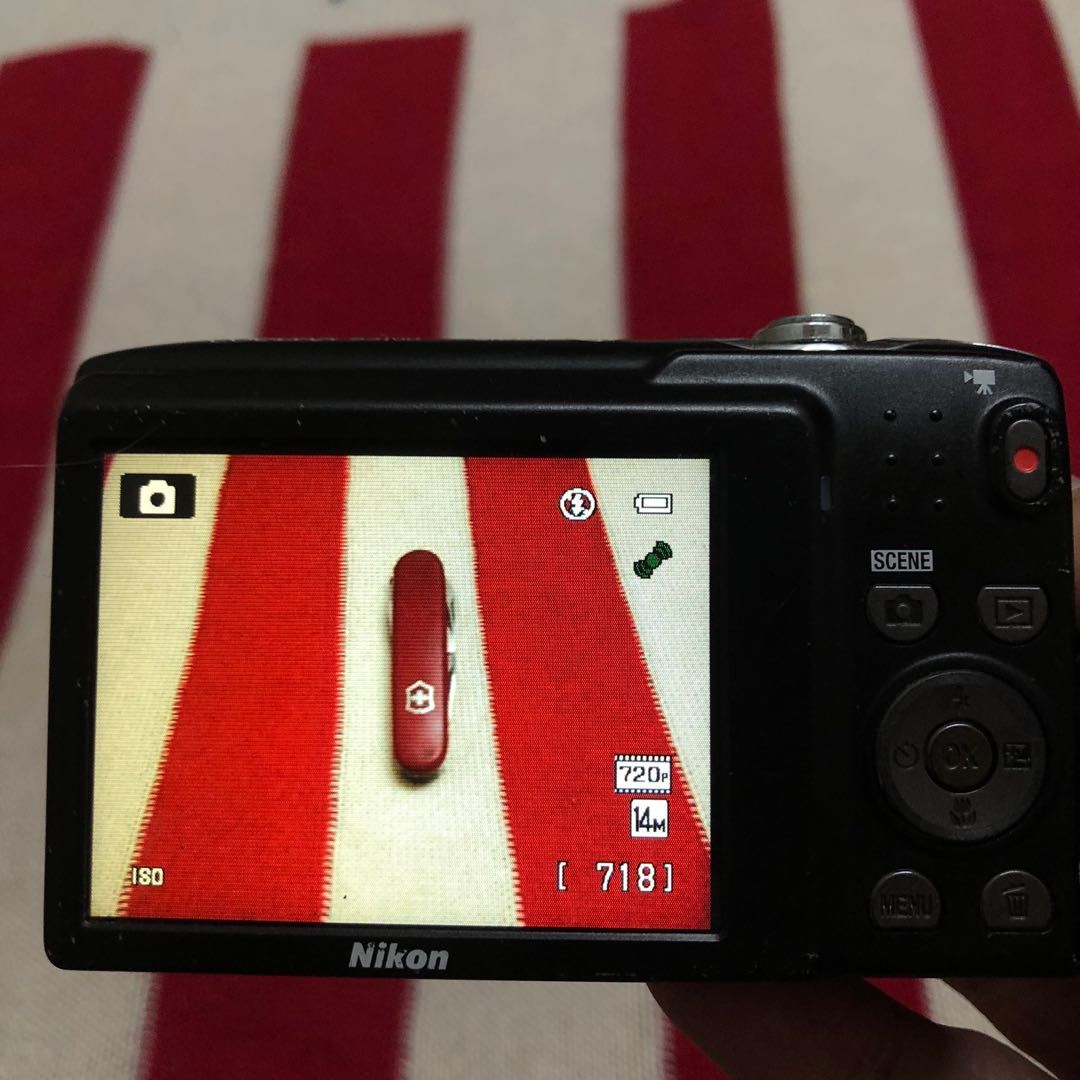 Nikon Coolpix S3100 Camera Digital CCD, Photography, Cameras on Carousell