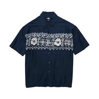 No Fear Hawaiian Graphic Button Down Shirt