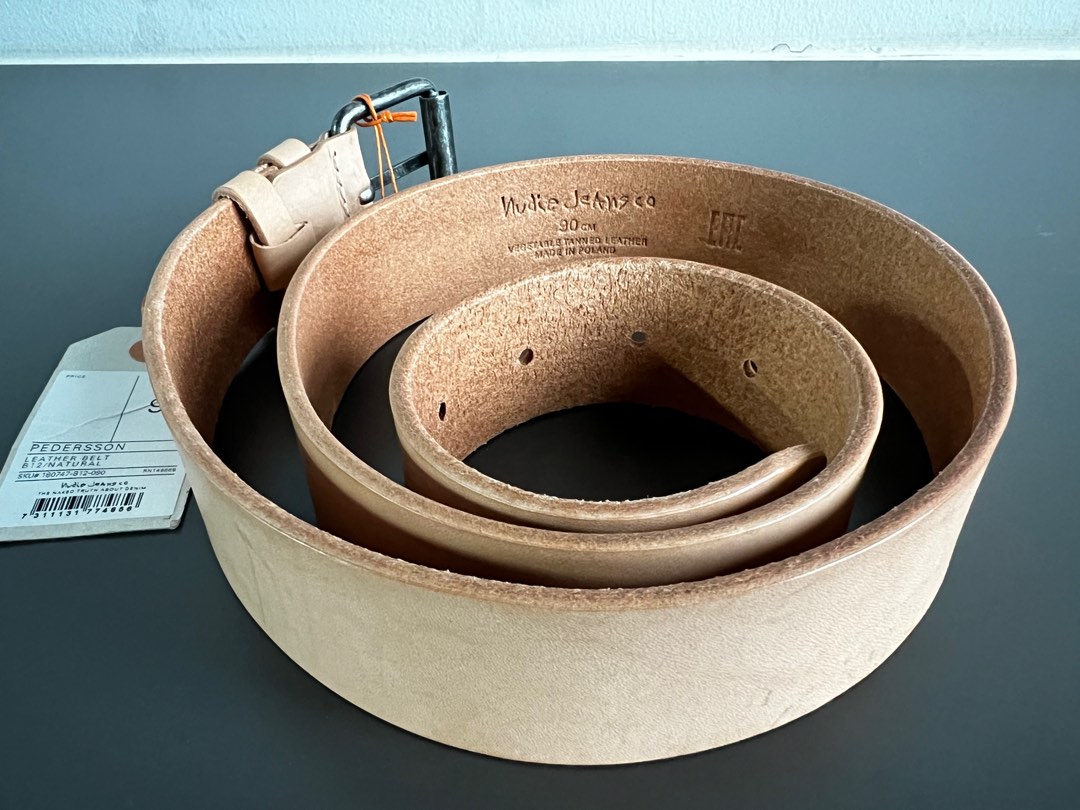 Nudie Petersson Leather Belt Men s Fashion Watches Accessories