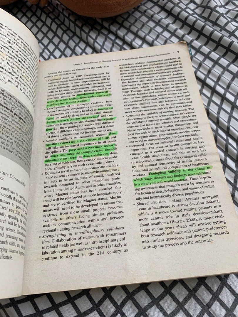 Nursing Research Lippincott (Category: Textbooks) located in Makati City. Submitted by hellogaragekitty (Listing ID 1251895852, Image 2). Description: Nursing research intact with signs of usage and “some” highlighted paragraphs manage your expectations nalang po ^___^ rest assured this is still complete pages signs of usage lang tlga.