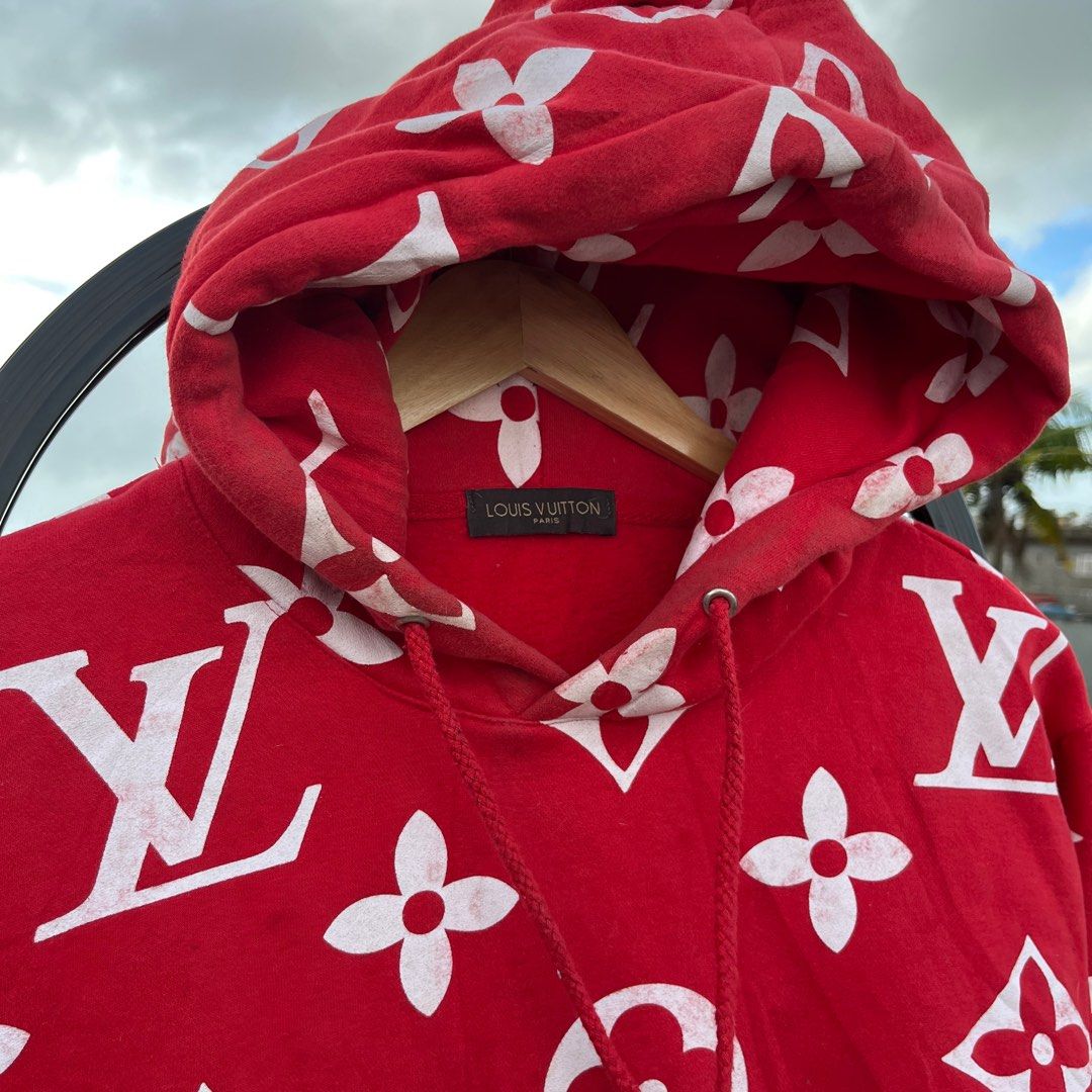 LV hoodie (off), Men's Fashion, Coats, Jackets and Outerwear on